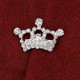 Crystal Stone Princess Crown Brooch