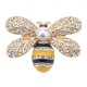 Gold color bee brooch
