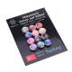 Plaid Patterned Colorful Scarf Shawl Magnet 12pcs Wholesale